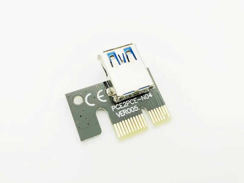 H1111Z VER006 PCI E Райзер карта 006 PCIE 1X до 16X удлинитель 60 см USB 3 0 кабель SATA 4Pin Molex Power для