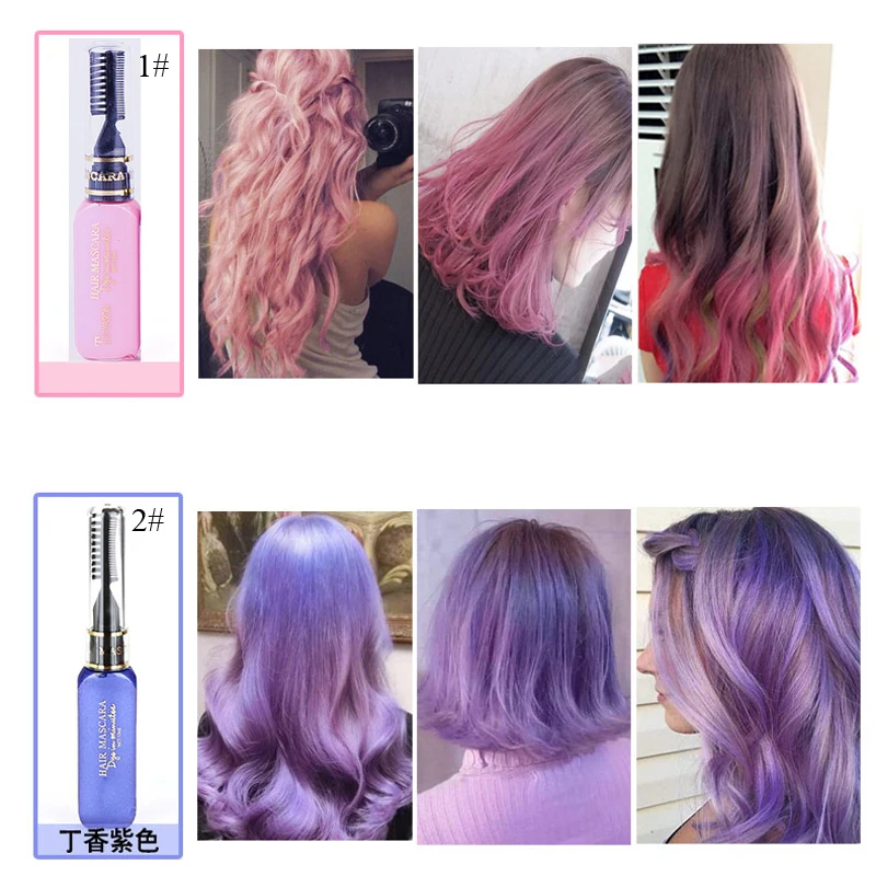Одноразовая краска для волос 13 видов цветов временная Нетоксичная сделай сам