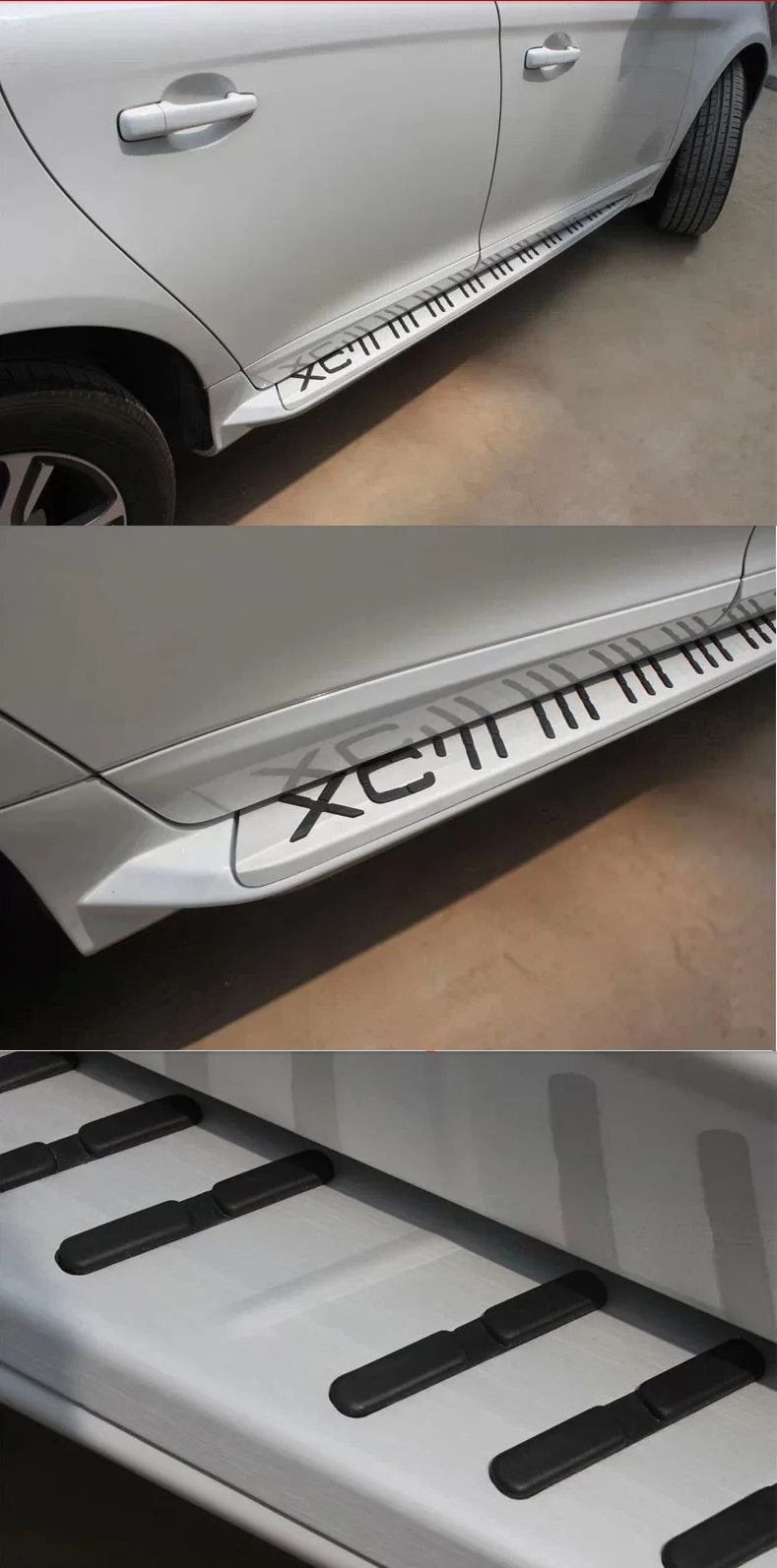 Боковая ступенчатая боковая панель педали для Volvo XC60, 12 цветов, ISO9001 качество, алюминиевый сплав