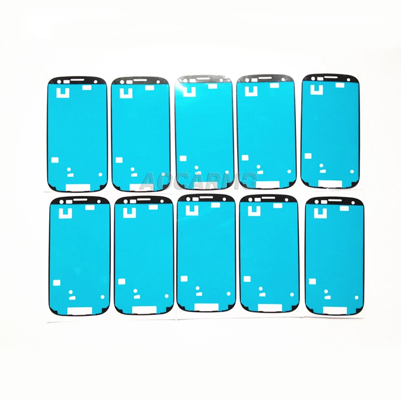 Aocarmo 2 шт./лот клейкая лента для сенсорного ЖК экрана Samsung Galaxy S3 i9300|Наклейки