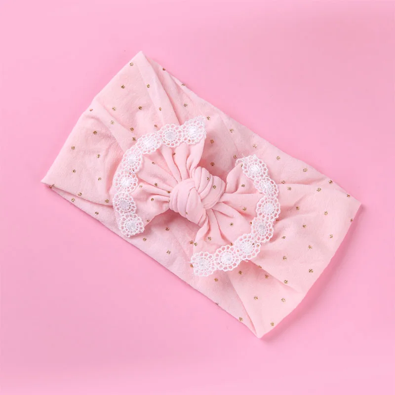 2019 Брендовая детская лента для волос мягкая хлопковая с бантом маленьких девочек