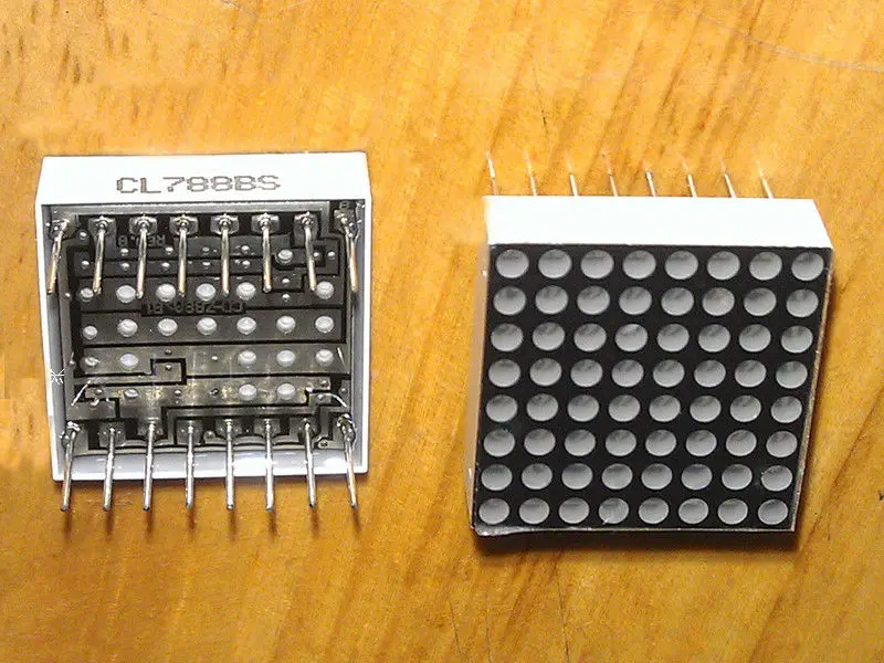 Точечная матрица Glyduino 8*8 1 9 мм 20*20 выделенный красный общий анод 16 контактный