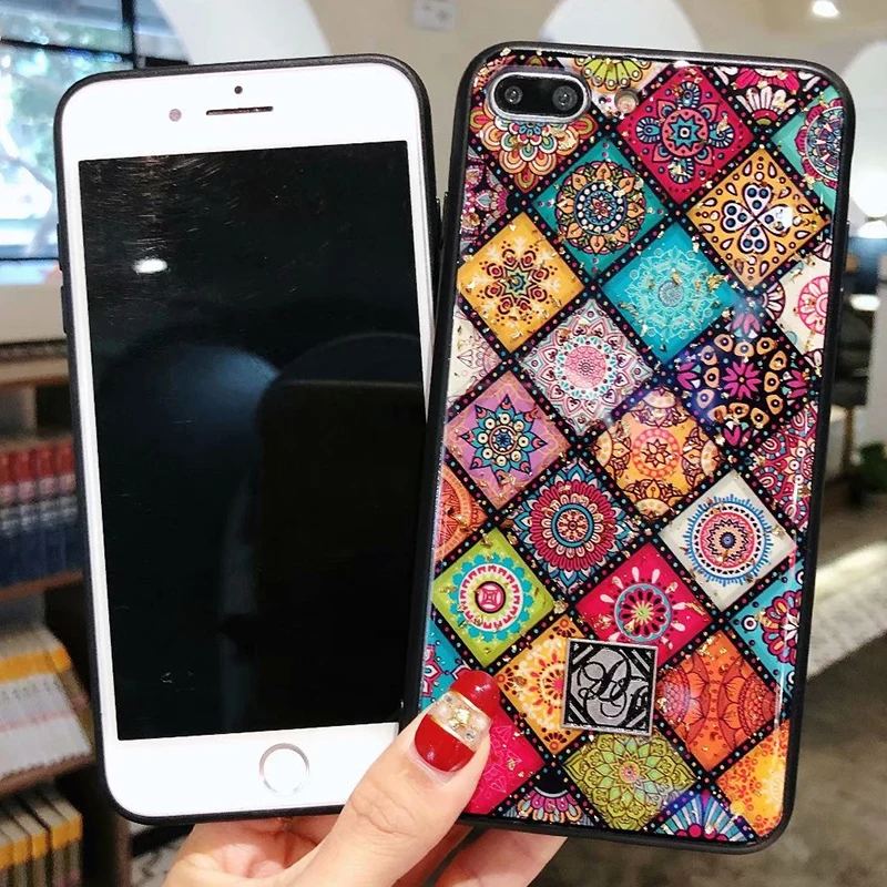 Sunforward TPU Cover For iPhone 6 7 8 Plus Case Silicone Anti-Knock X XR XS Max 6S Soft Leopard Print Coque |