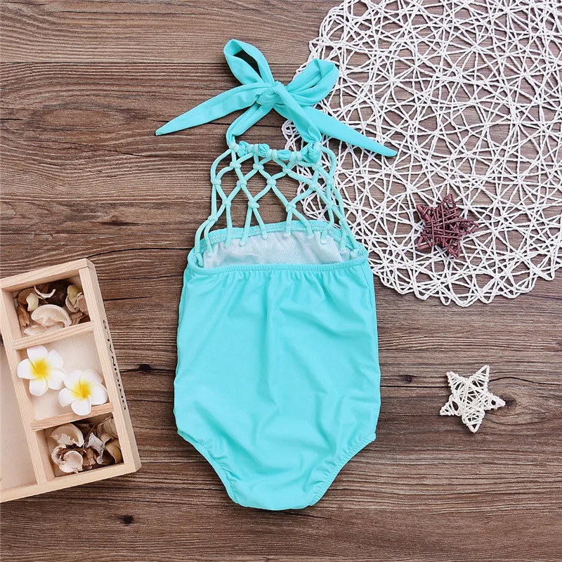 Детский комплект бикини для девочек 2 7 лет 2017 Горячая Распродажа купальный