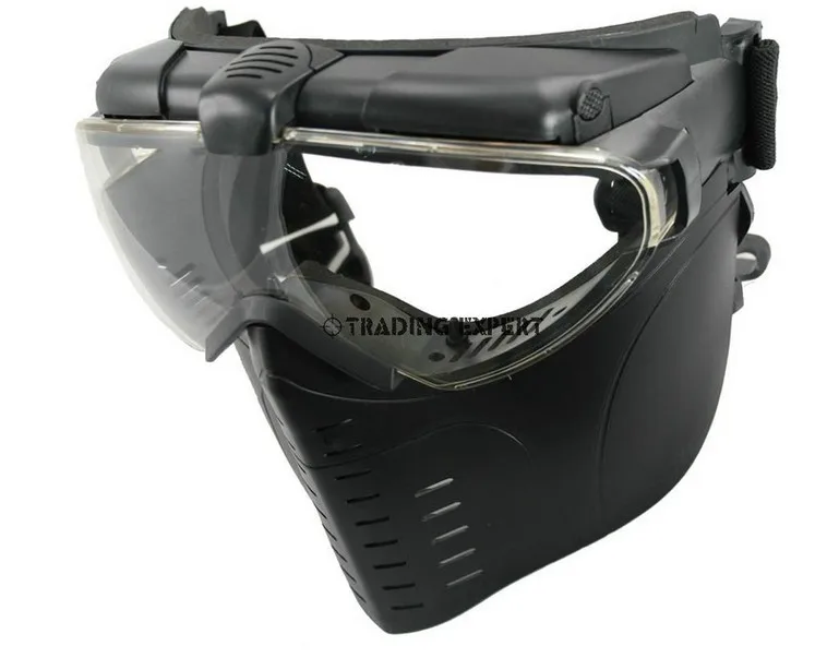Полнолицевая газовая маска с широкими линзами дизайнерские очки для страйкбола