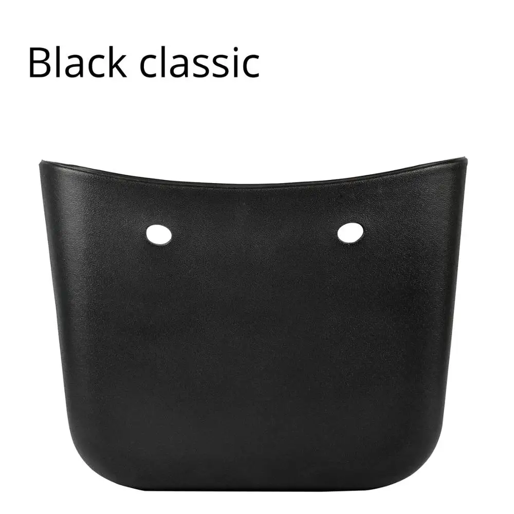 black Классическая большая сумка EVA женские сумки модные сумки DIY водонепроницаемый стиль obag резиновая силиконовая стильная женская сумка - Цвет: black