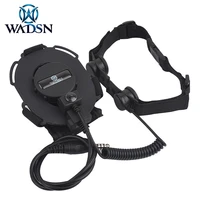 wadsn ward tactical headset throat wheat bowmen evo iii bone conduction tactics communication wargame wz070