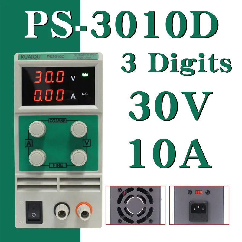 PS3010D(30V10A) Мини Регулируемый LW-K3010D 110/220V светодиодный цифровой импульсный Мощность поставить регуляторы напряжения Стабилизаторы для ремонта ноутбуков паяльная - Цвет: PS3010D(30V10A)