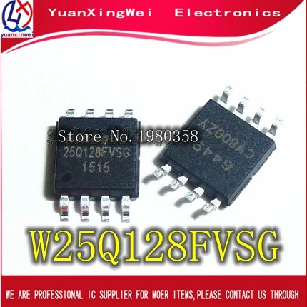 50 шт. W25Q128FVSG SOP8 25Q128FVSG СОП 25Q128 W25Q128FVSSIG W25Q128 SMD новое и оригинальное IC