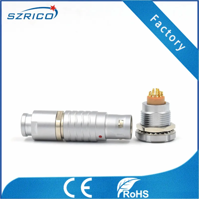 RC-ECG 2B 2 3 4 5 6 7 8 10 12 14 16 18 19 26 контактный круглый металлический электронный разъем с