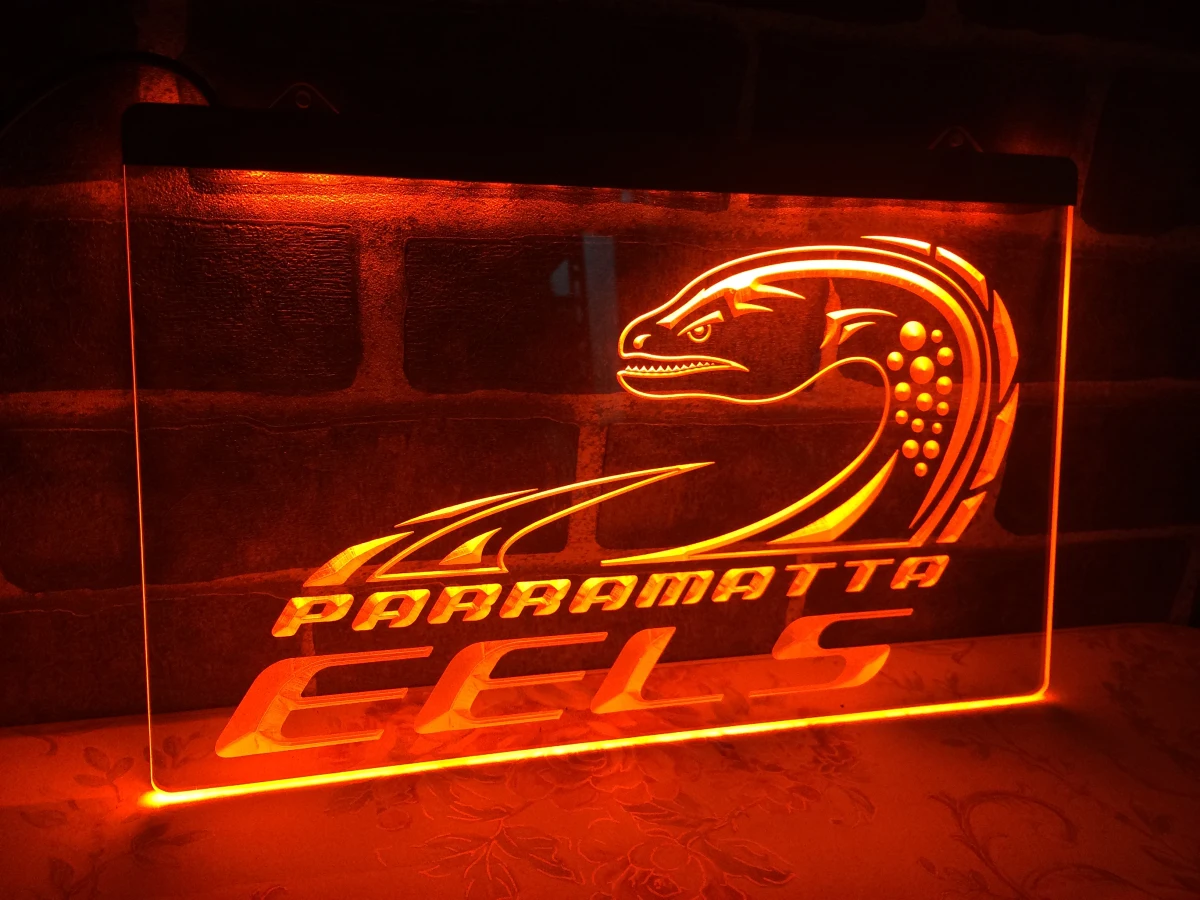 LD382- Parramatta Eels светодиодсветодиодный неоновая световая вывеска для домашнего