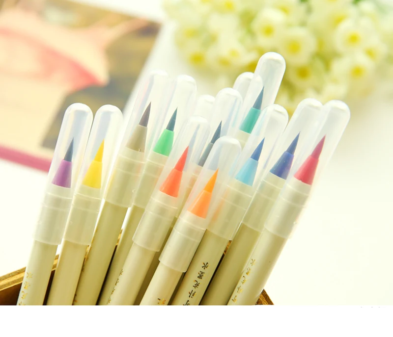 14 шт. искусственные фломастеры для рисования акварелью|sketching manga|fine markersdesign markers |