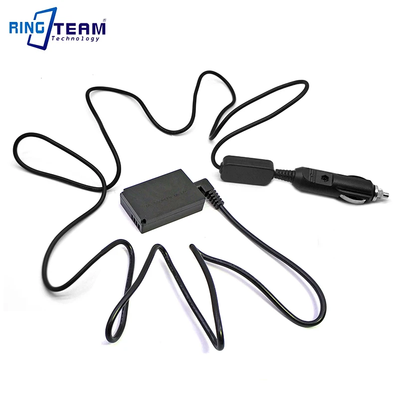 

10X Car Power Adapter CAPS700 with ACK-E12 DR-E12 LP-E12 Battery DC Coupler for Canon Digital Cameras EOS-M EOS M M2 M10 and M50