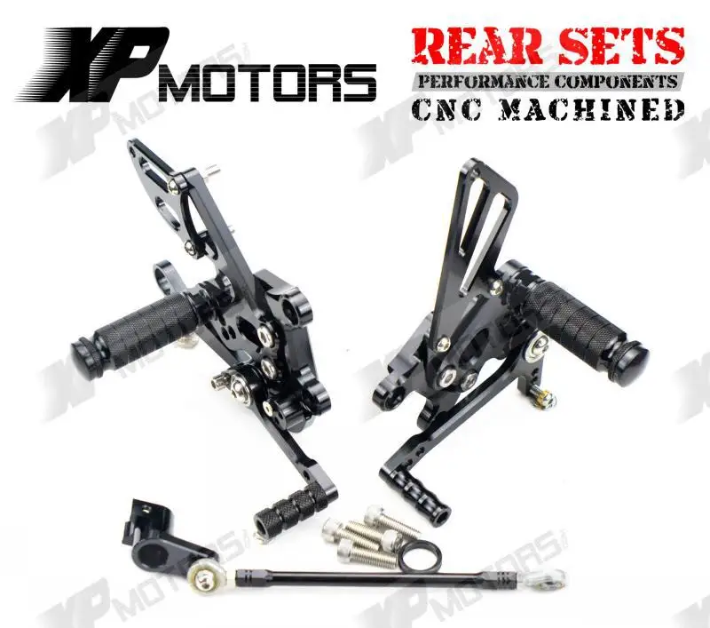 ЧПУ гоночный регулируемый задний набор задние комплекты колышки для ног Aprilia RSV4