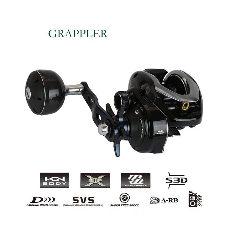 SHIMANO Рыболовные катушки GRAPPLER 300 HG рыболовные лески колеса капли воды Передаточное