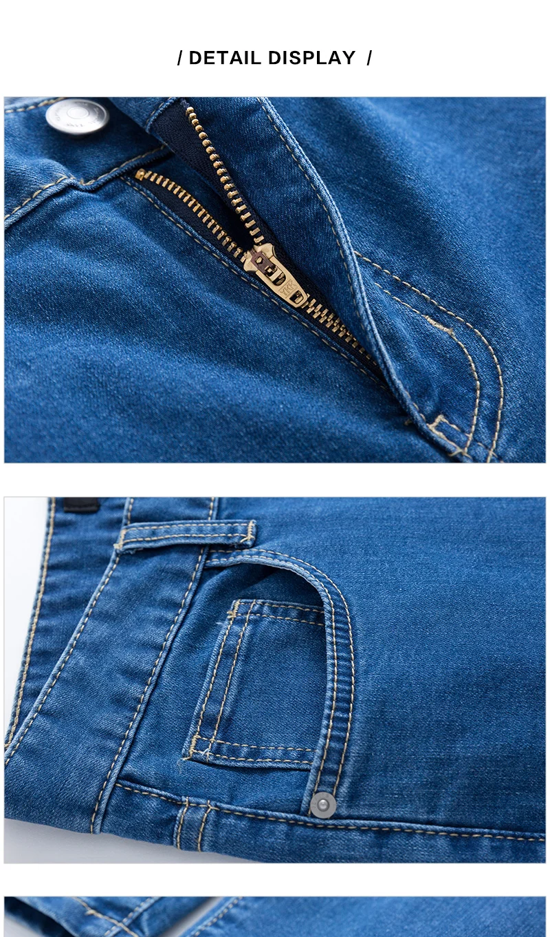 SEMIR джинсы мужские прямые брюки мужские классические джинсы мужские джинсы дизайнерские брюки повседневные шикарные модные брюки эластичные синие
