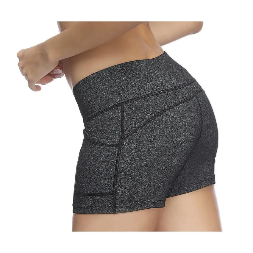 Женские шорты для йоги Dragon Fit однотонные дышащие спортивные фитнеса