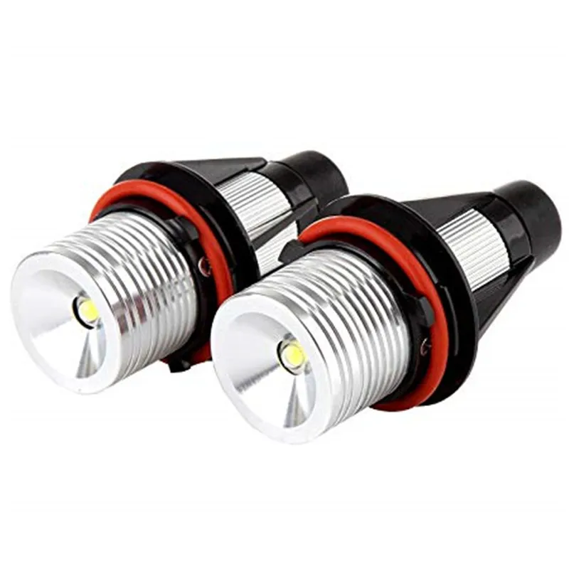 2 шт. 5 Вт для BMW E39 E53 E60 E61 E64 E65 E66 E87 X3 X5 LED Angel Eye Halo Кольцо маркер боковой свет белый