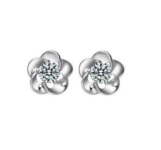 OMH оптовая продажа купить 5 пар OFF20 % серебра 18KT белого золота Австрийские