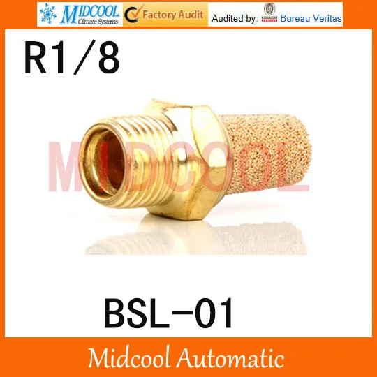 

Free shipping BSL-01 Pneumatic components solenoid valve deadened the noise of the silencer