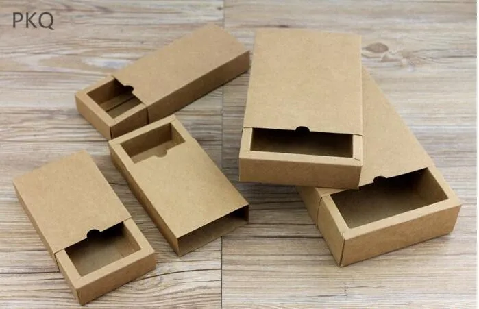 10 шт. большая белая крафт бумага ручная работа мыло чай упаковочная коробка