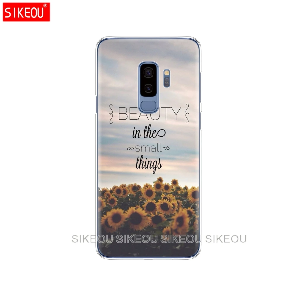 Силиконовый чехол для Samsung Galaxy S9 S8 S7 S6 edge S5 S4 S3 PLUS чехлы телефонов Вдохновляющие