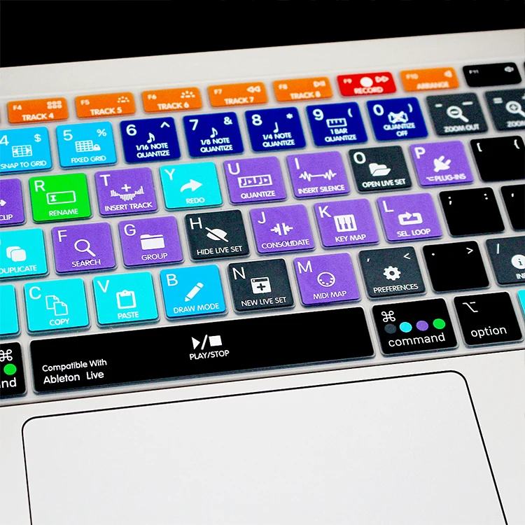 A1932 Ableton Live Hotkey силиконовый чехол для клавиатуры ноутбука MacBook Air 13 "2018 2019 выпуск A