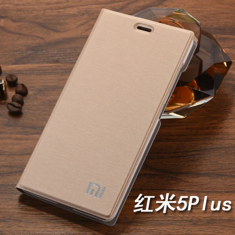For Xiaomi Redmi 5 Plus Case Luxury Slim Style Flip Leather Wallet 5.99&quot Card Holder Phone Bag | Мобильные телефоны и