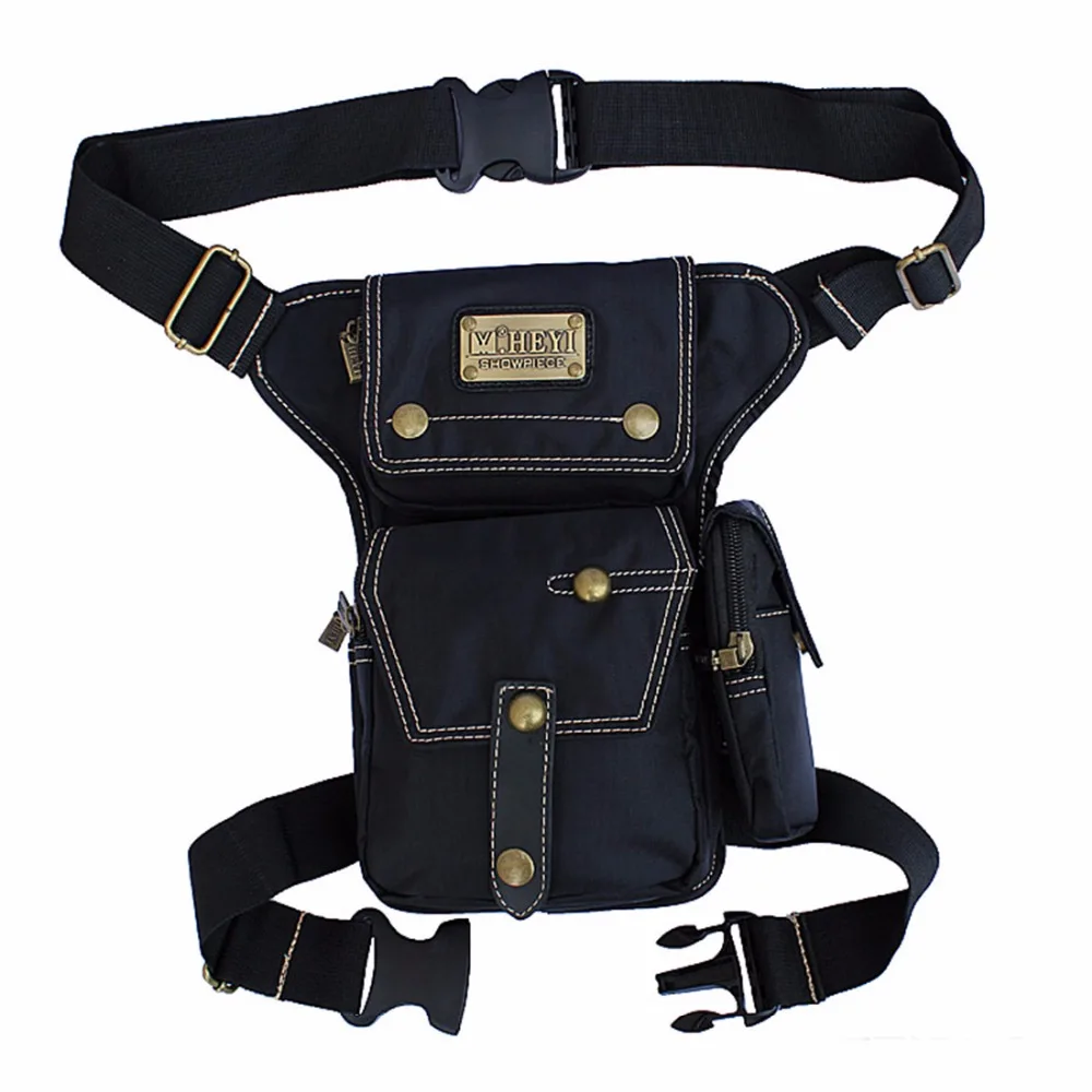 Водонепроницаемая нейлоновая поясная сумка для мужчин мотоциклетный мессенджер