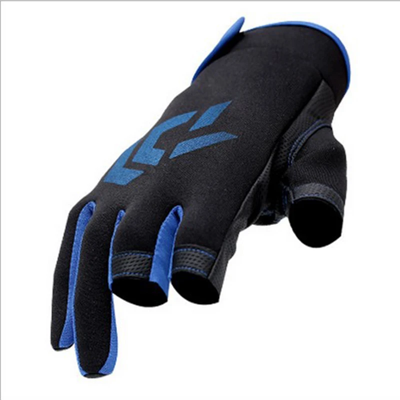 Высококачественные прочные уличные дышащие рыболовные перчатки 3 Пальцы Cut