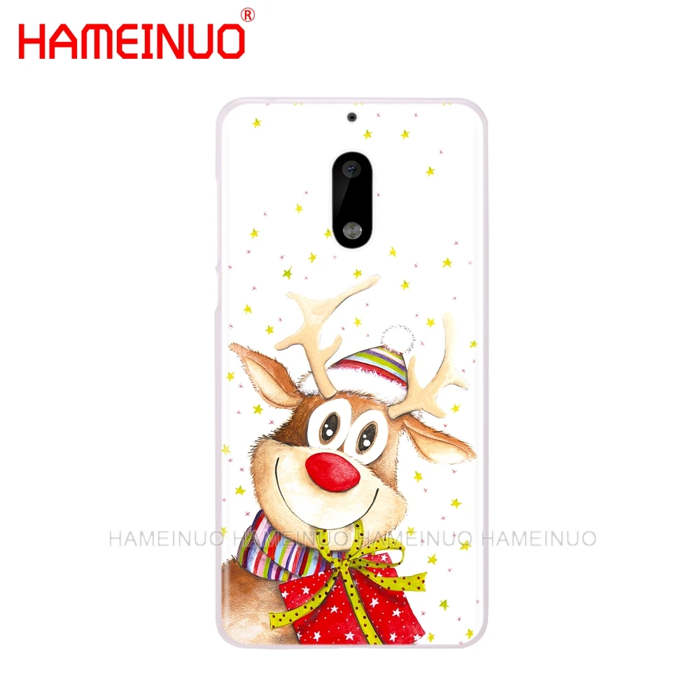 HAMEINUO Merry Christmas Санта Клаус Олень год чехол для телефона для Nokia 9 8 7 6 5 3 Lumia 630 640 640XL