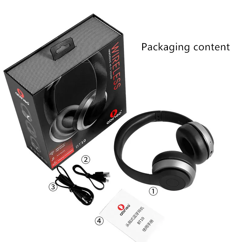 Dosmix Bluetooth наушники вращающаяся гарнитура беспроводная HiFi звуковая портативные с