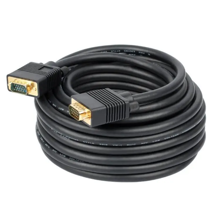

VGA 3+9 Extension Cable 1.5m 2m 3m 5m 10m 15m 20m 30m 40m 50m VGA to VGA Cable 3 9 For Computer Projector Monitor Laptop HDTV