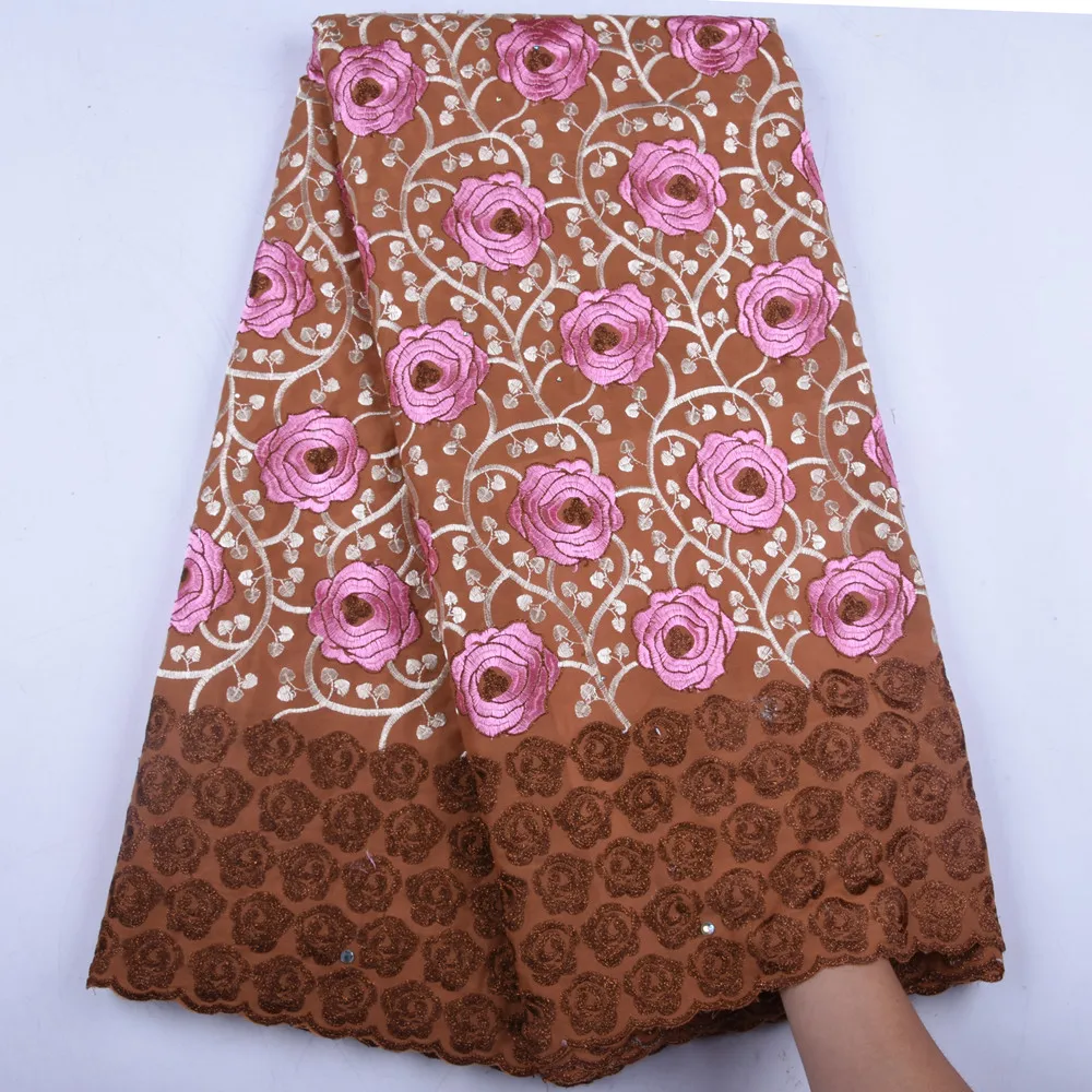 High Quality Swiss Voile Laces Switzerland African Dry Cotton Lace Fabric With Stones Nigerian For Party A1585 | Дом и сад