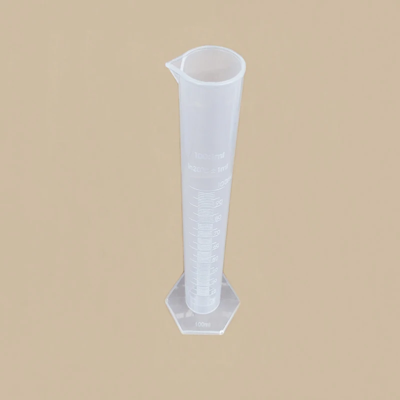 Пластиковый измерительный цилиндр, емкость 100 мл, Градуированный пластиковый лабораторный цилиндр 2 шт. от AliExpress WW