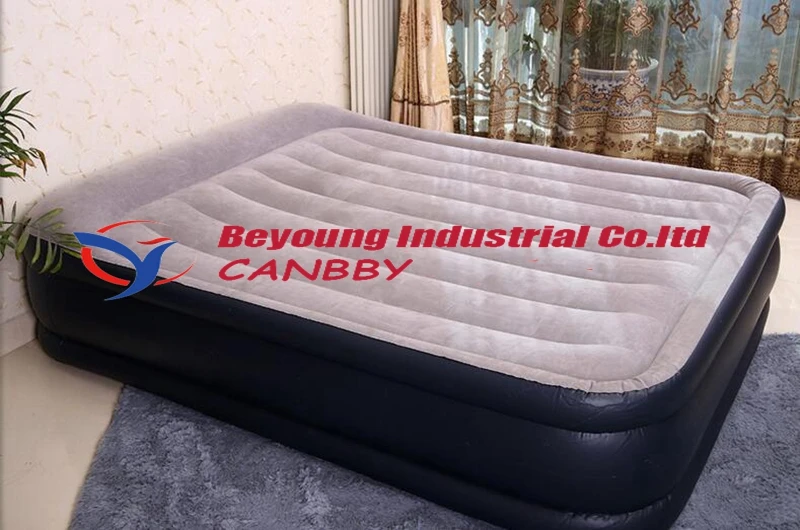 Intex Надувная надувная кровать, водонепроницаемый тип, надувная Флокированная кровать для взрослых