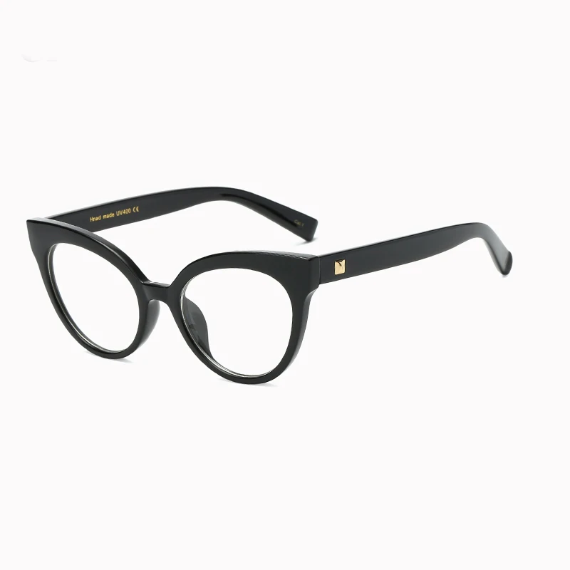 Ретро очки оправа кошачий глаз мужская мода дамы прозрачные линзы Модные