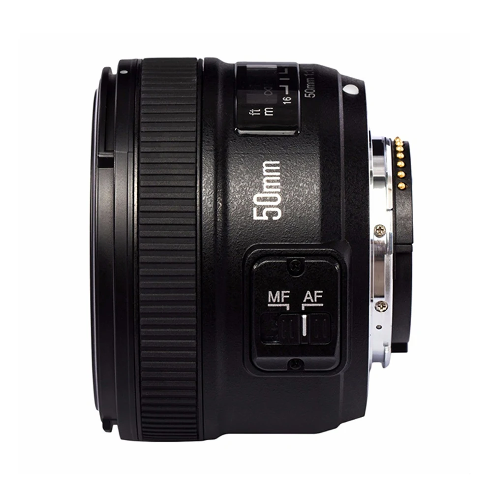 YONGNUO объектив YN50 мм YN50mm F1.8 объектив камеры для Canon Nikon DLSR объектив камеры