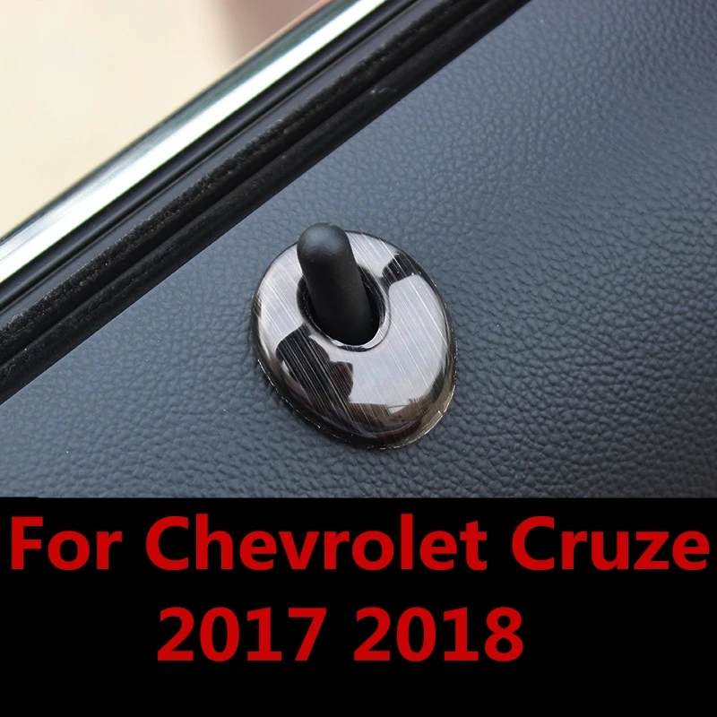 4 шт. декоративные защелки для межкомнатных дверей Chevrolet Cruze 2017 18|Хромирование| |