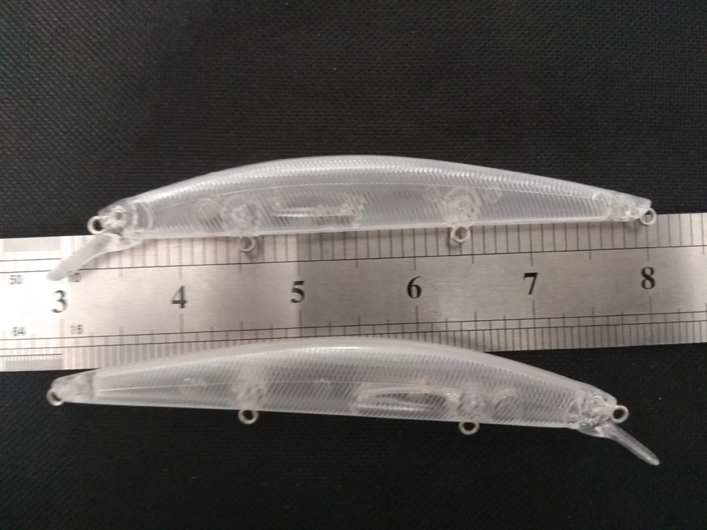 10 шт. неокрашенные рыболовные приманки для тела Minnow Hardbaits воблеры арифметические