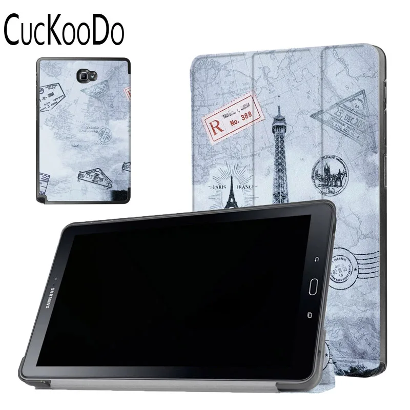 CucKooDo ультратонкий умный чехол для планшета Samsung Galaxy Tab A 10 1 с S pen P580 / 585 | Компьютеры