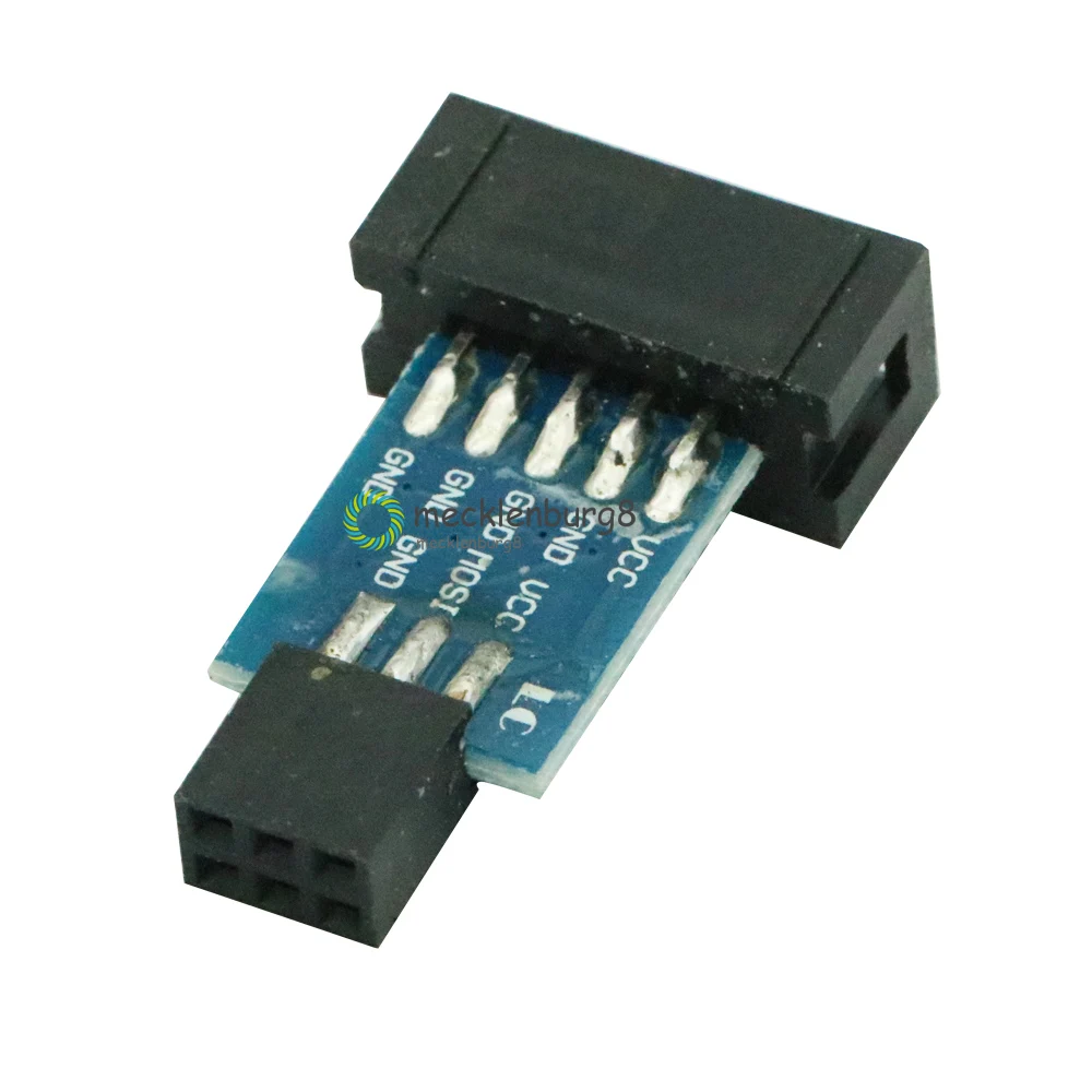 Плата адаптера от 10pin до 6pin для AVRISP MKII USBASP STK500 35 мм x 20 отличное качество|Запасные