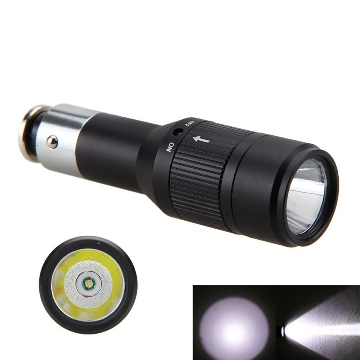 Уличный автомобильный прикуриватель 2000 лм перезаряжаемый светодиодный фонарик