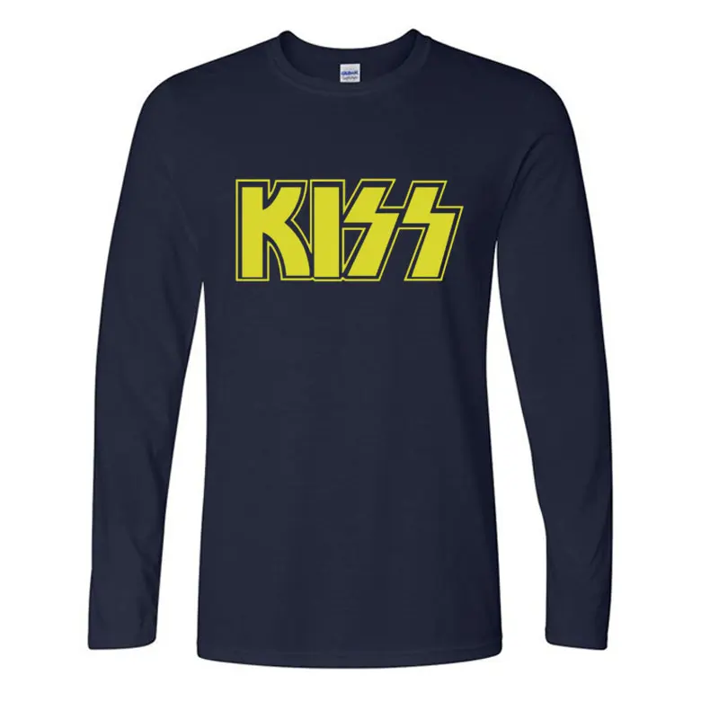 Новая мужская футболка с длинным рукавом размера плюс хлопковая Повседневная