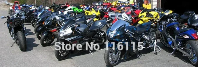 Motomarts дорога/спортивные обтекатели комплект для Yamaha R6 2003 2004 2005 YZF R6 03 04 05 цвет синий, черный; Большие размеры 34–43 наборы обтекателей