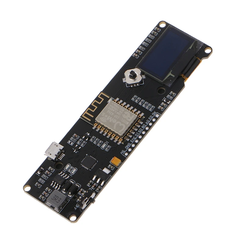 Модуль материнской платы WeMos D1 модуль ESP8266 с экраном 0 96 дюйма и аккумулятором 18650