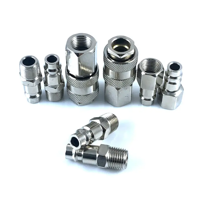 8pcs European Style 1/4''NPT Quick Coupling Male and Female 