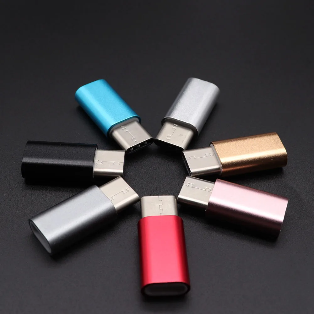 Адаптер Type C с разъемами Micro USB для женщин OTG адаптер поддержкой синхронизации