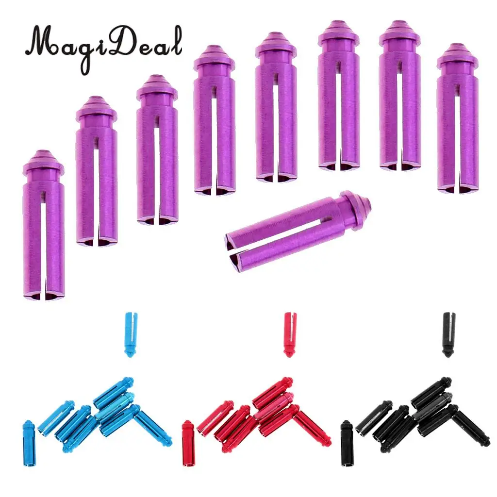 

MagiDeal 36 Pieces Anodised Aluminum Dart Flight Savers / Protectors, Mixed Color