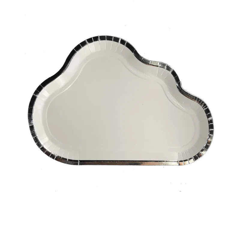 

Cloud Series Disposable Tableware Plates Party Supplies Birthday Parties Baking Decoration Atmosphere Wedding Party